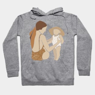 Abstract Family silhouette Illustration Hoodie